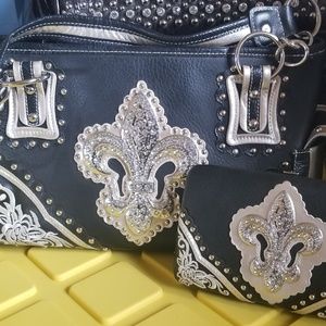 Western bling purse